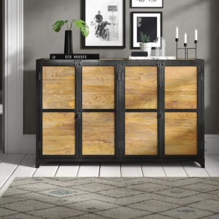 Rajasthani Industrial Large Sideboard