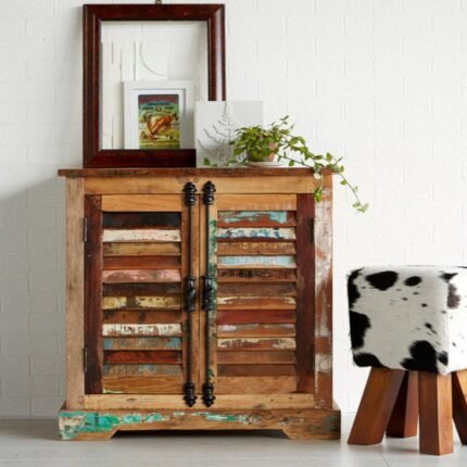 Udaipuri Reclaimed Boat 2 Door Sideboard