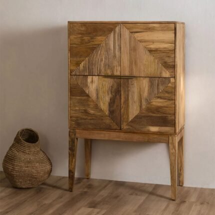 Mango Wood High Sideboard Baty Design