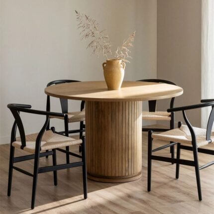 Mango Wood Dining Table Analis (Ø120cm)