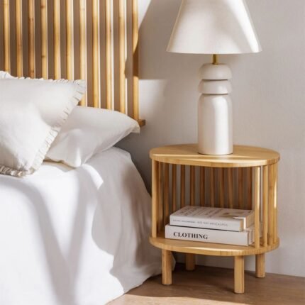 Connery Bamboo Bedside Table