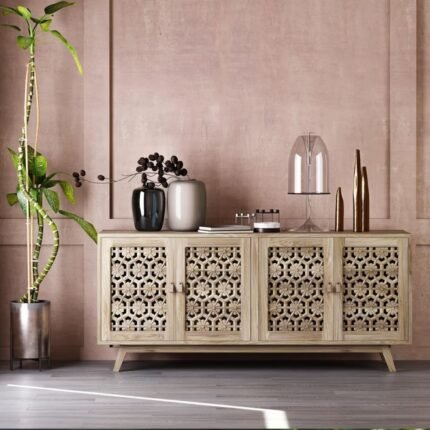 Solid Wood Side Board