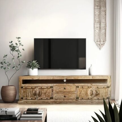Wooden Media Console
