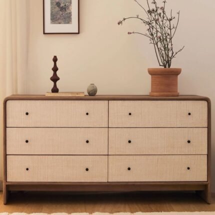 Modern 6-Drawer Dresser
