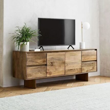 Natural Wooden Sideboard Tv Cabinet