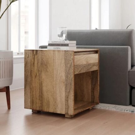 Solid Wood Side Table