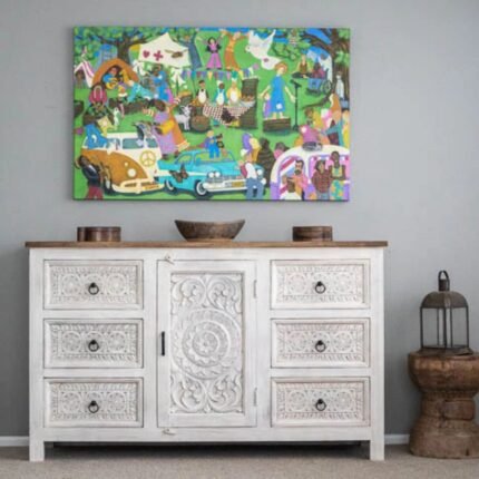 Whimsy White Sideboard