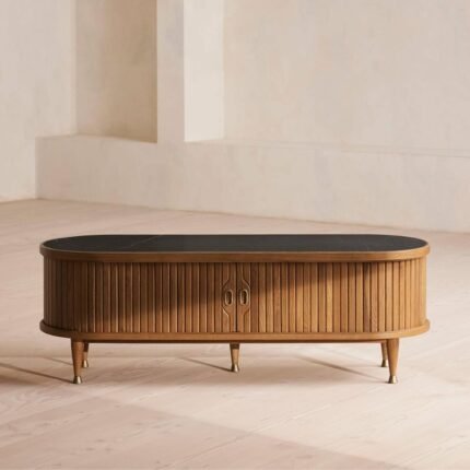 Media Unit, Black Marquina Marble