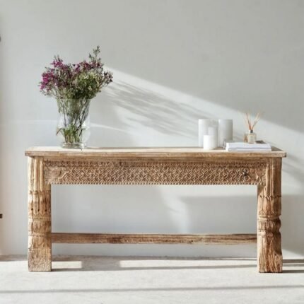 Mango Wood Console Table