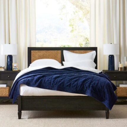 Dylan Solid Wood Cane Bed