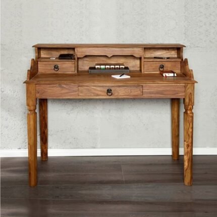 Jaipur Solid Wood Study Table With Three Drawers